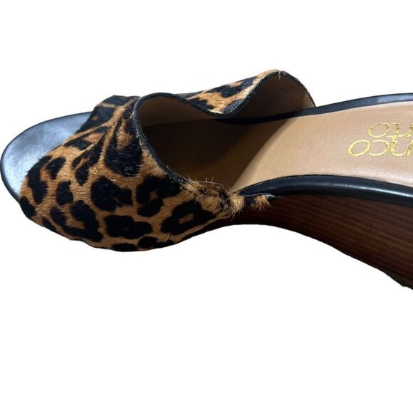 Franco Sarto Leopard Print Dyed Calf Fur
Wedge - 7.5 - Picture 13 of 15